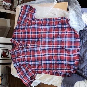 Men's casual short sleeve button down shirt